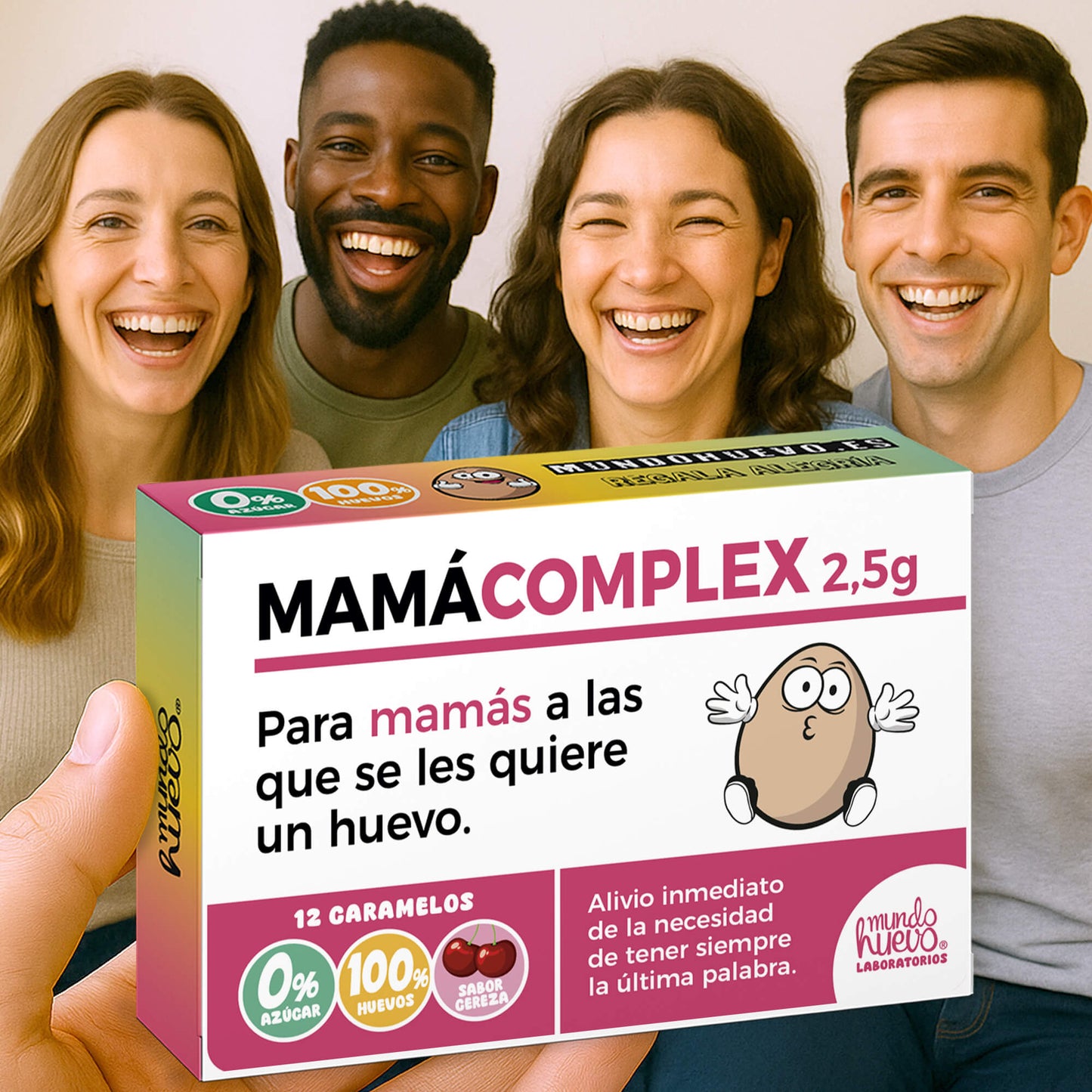 2 cajas Caramelos de broma | MAMÁ COMPLEX | Cajas Regalo Divertido con 24 caramelos sin azúcar