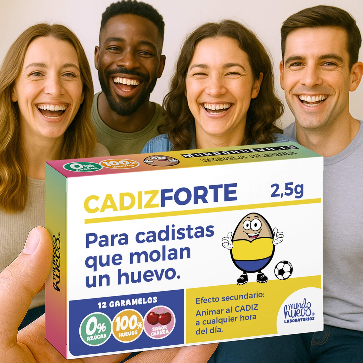 2 cajas Caramelos de broma | CADIZ FORTE | Cajas Regalo Divertido con 24 caramelos sin azúcar