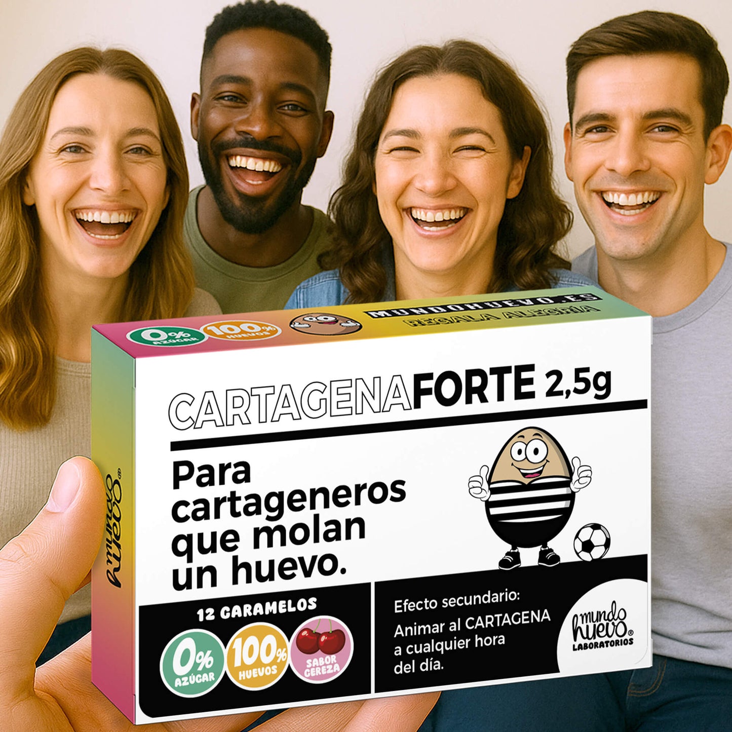 2 cajas Caramelos de broma | CARTAGENA FORTE | Cajas Regalo Divertido con 24 caramelos sin azúcar