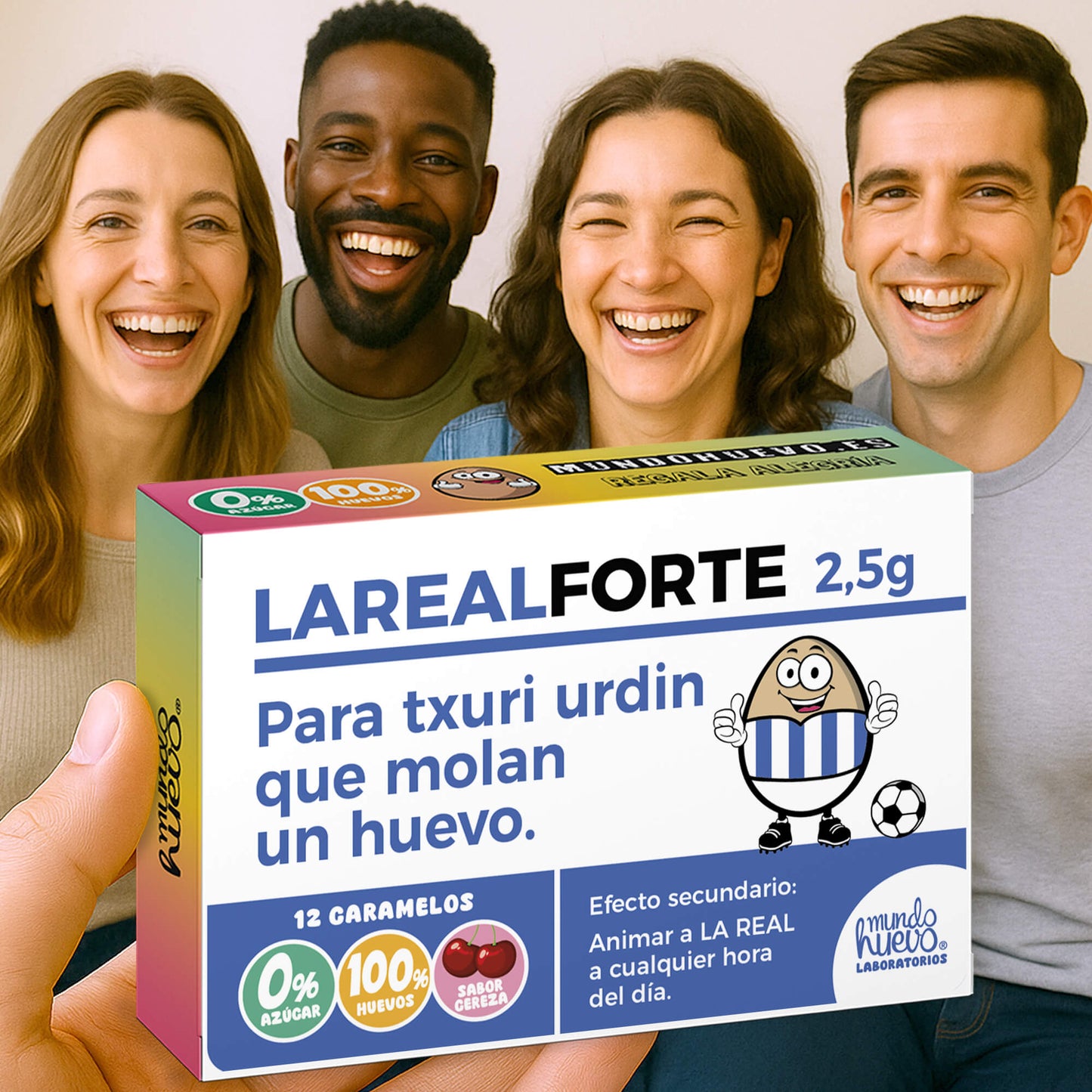 2 cajas Caramelos de broma | LA REAL FORTE | Cajas Regalo Divertido con 24 caramelos sin azúcar