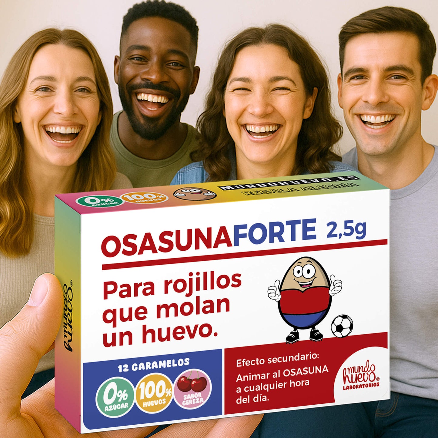 2 cajas Caramelos de broma | OSASUNA FORTE | Cajas Regalo Divertido con 24 caramelos sin azúcar
