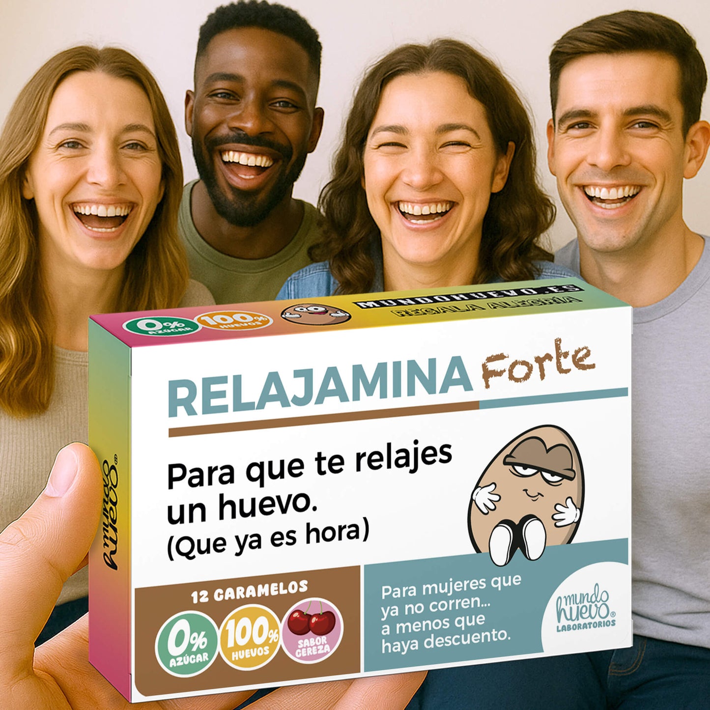 2 cajas Caramelos de broma | RELAJAMINA FORTE | Cajas Regalo Divertido con 24 caramelos sin azúcar