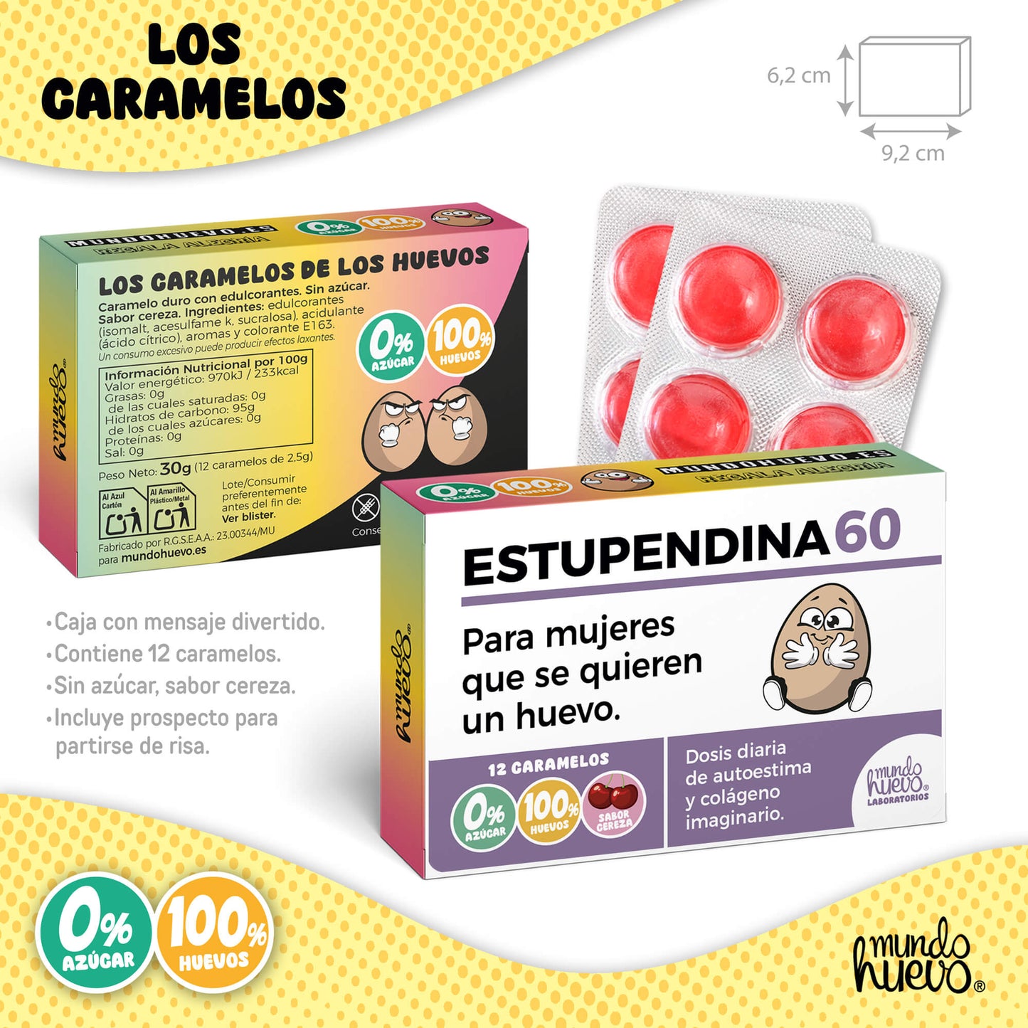 Taza Ya tienes 60 y no los aparentas + Caramelos divertidos + Pulsera sorpresa