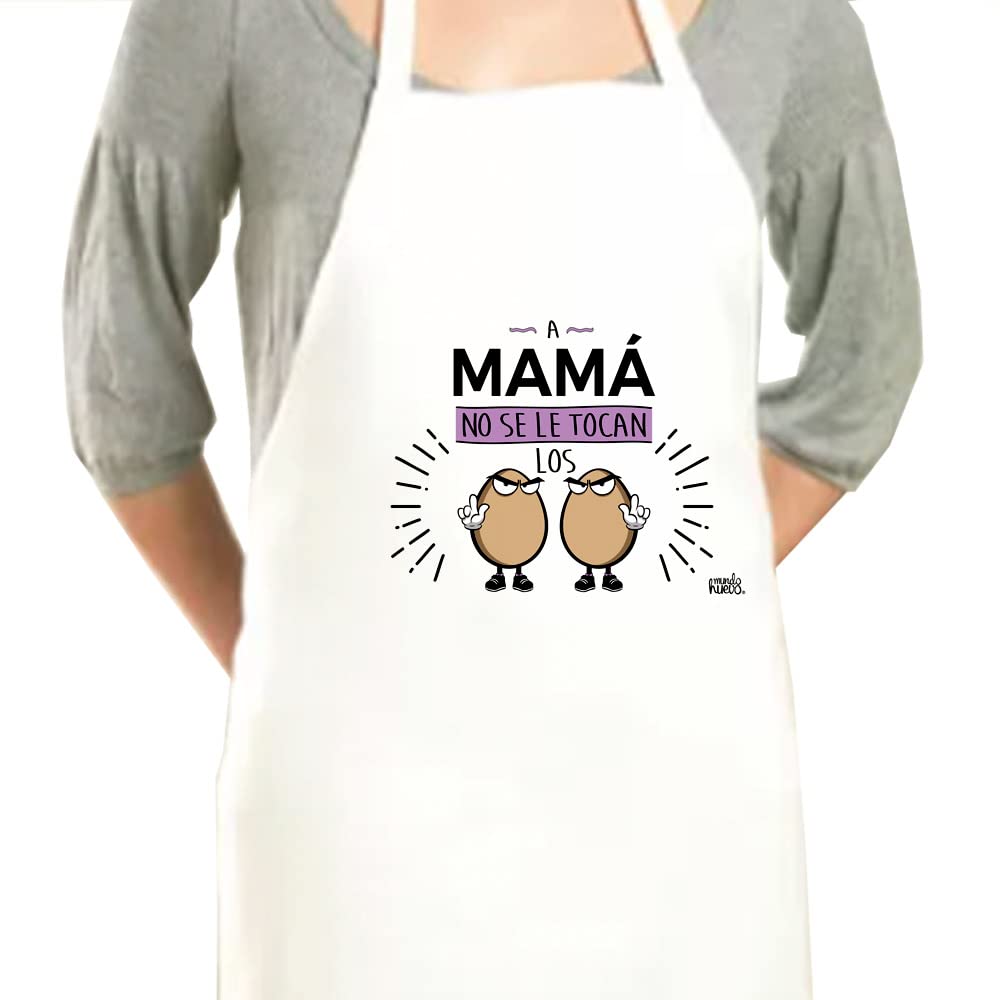 Delantal | A MAMÁ NO SE LE TOCAN LOS HUEVOS | Regalo divertido.