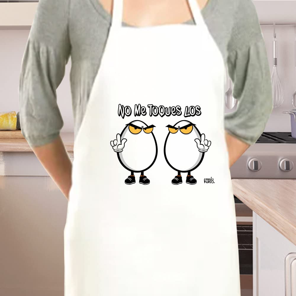 Delantal | NO ME TOQUES LOS HUEVOS | Regalo divertido.