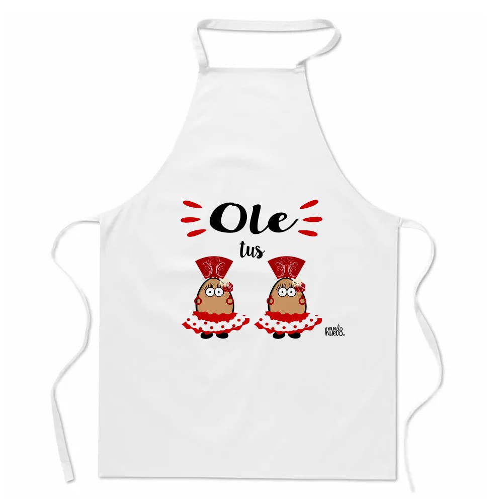 Delantal | OLE TUS HUEVOS | Regalo divertido.