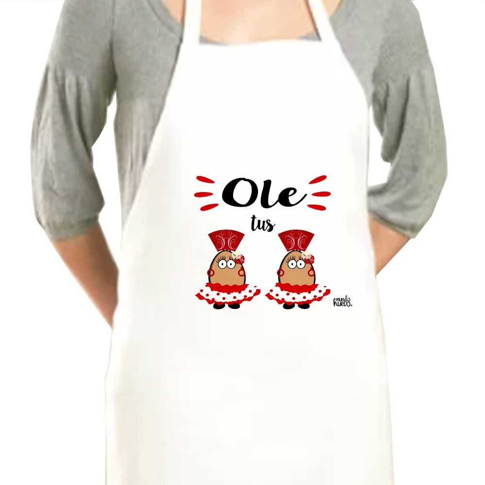 Delantal | OLE TUS HUEVOS | Regalo divertido.