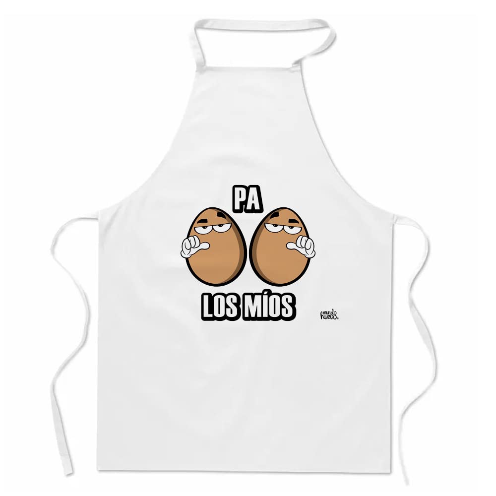 Delantal | PA HUEVOS LOS MÍOS | Regalo divertido.