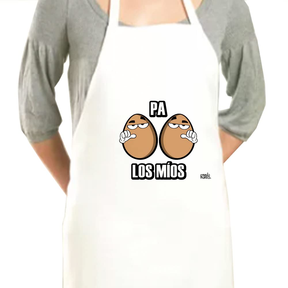 Delantal | PA HUEVOS LOS MÍOS | Regalo divertido.