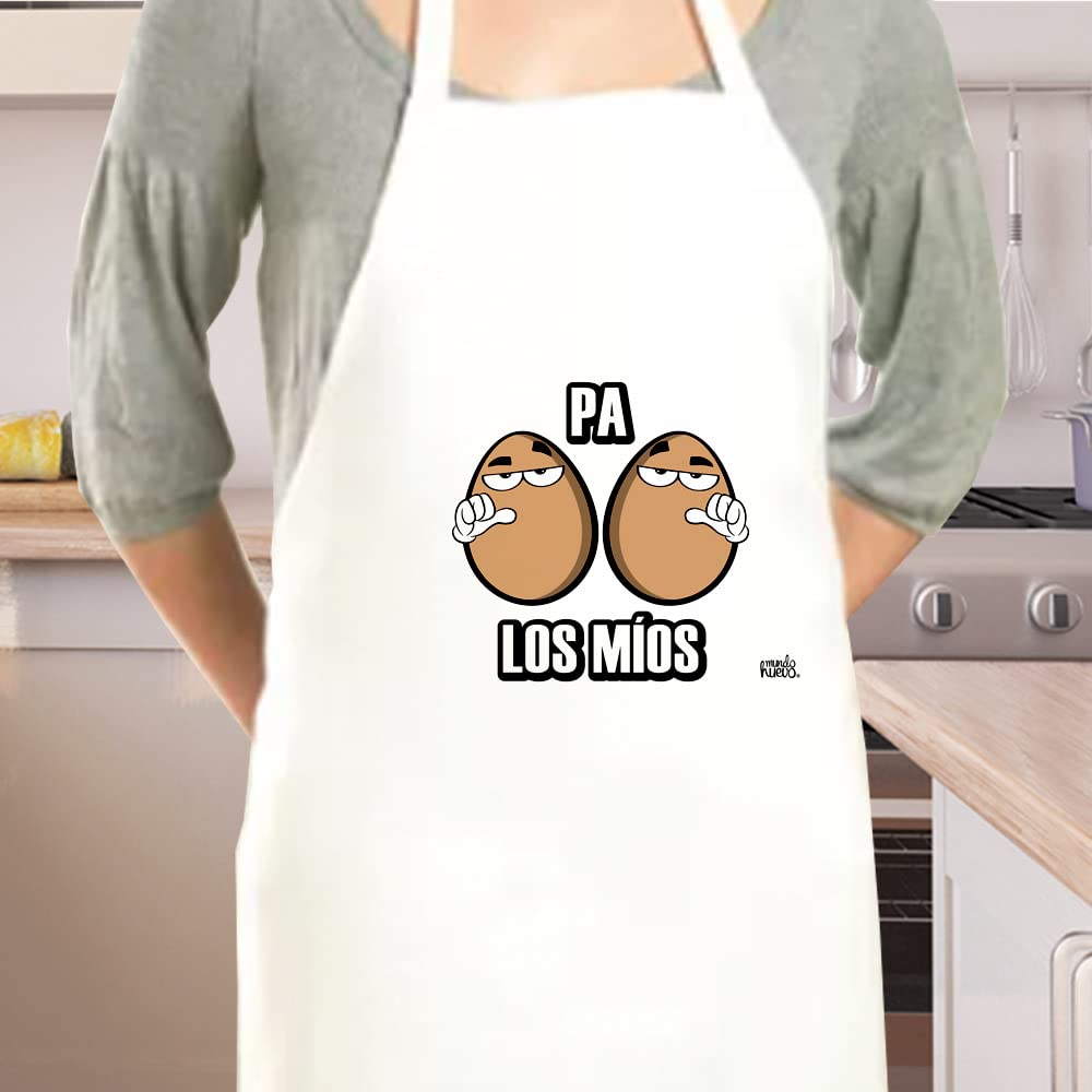 Delantal | PA HUEVOS LOS MÍOS | Regalo divertido.
