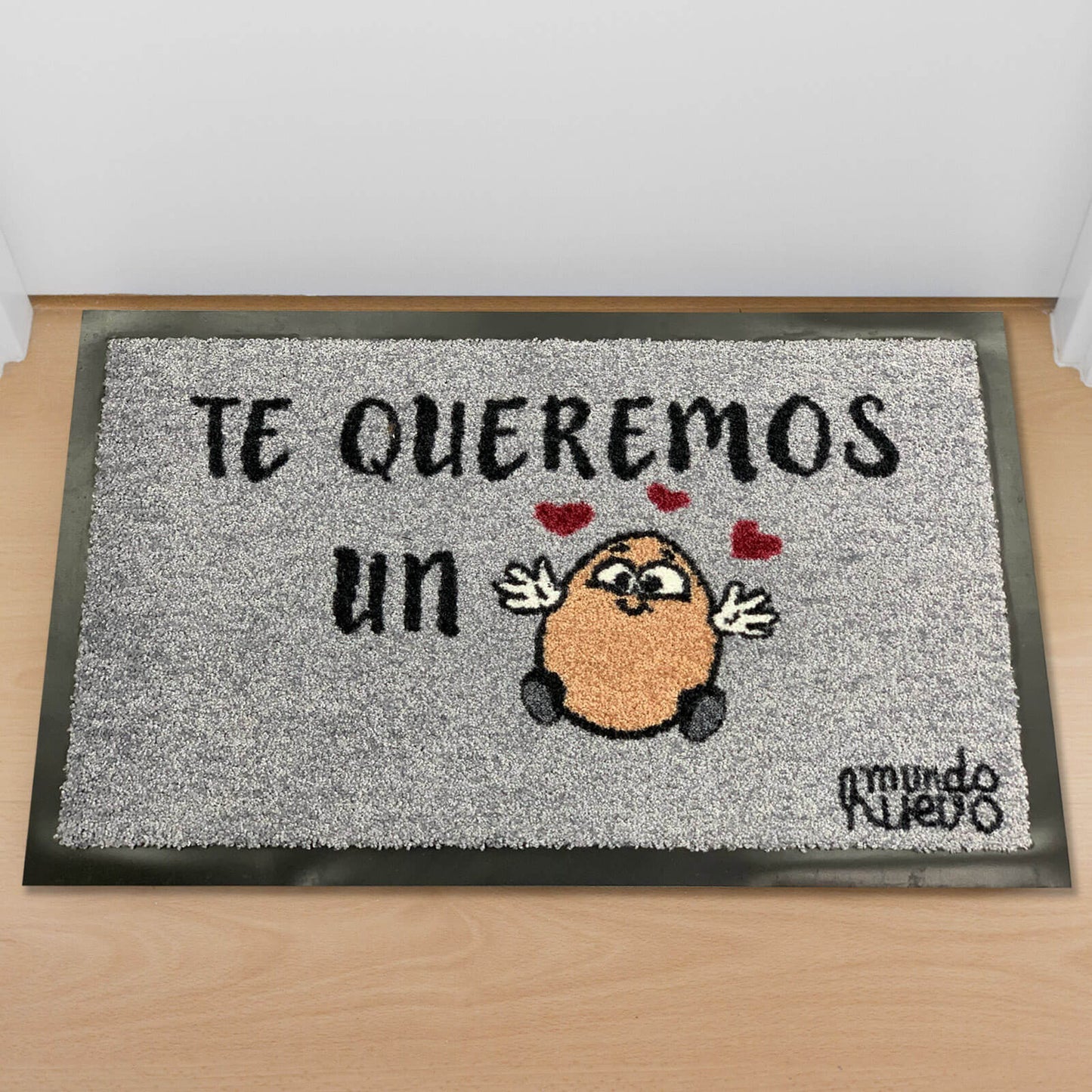 Felpudo divertido | TE QUEREMOS UN HUEVO | 60x40cm