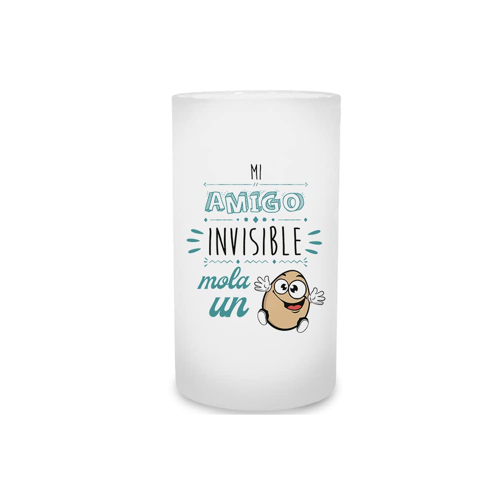 Jarra de cerveza Mi amigo invisible mola un huevo