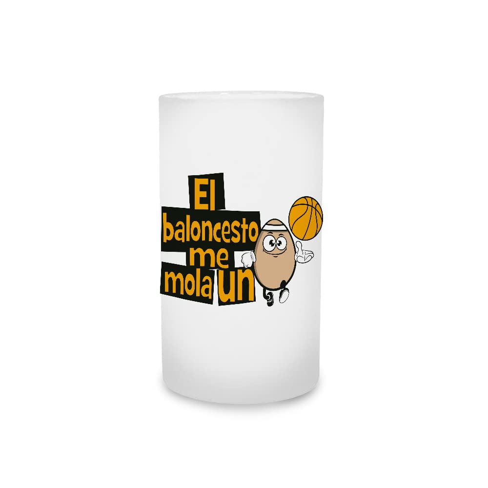 Jarra de cerveza El baloncesto me mola un huevo