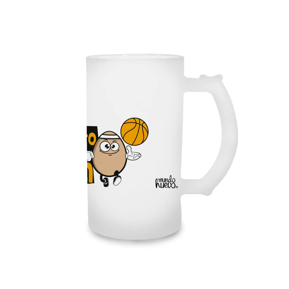 Jarra de cerveza El baloncesto me mola un huevo