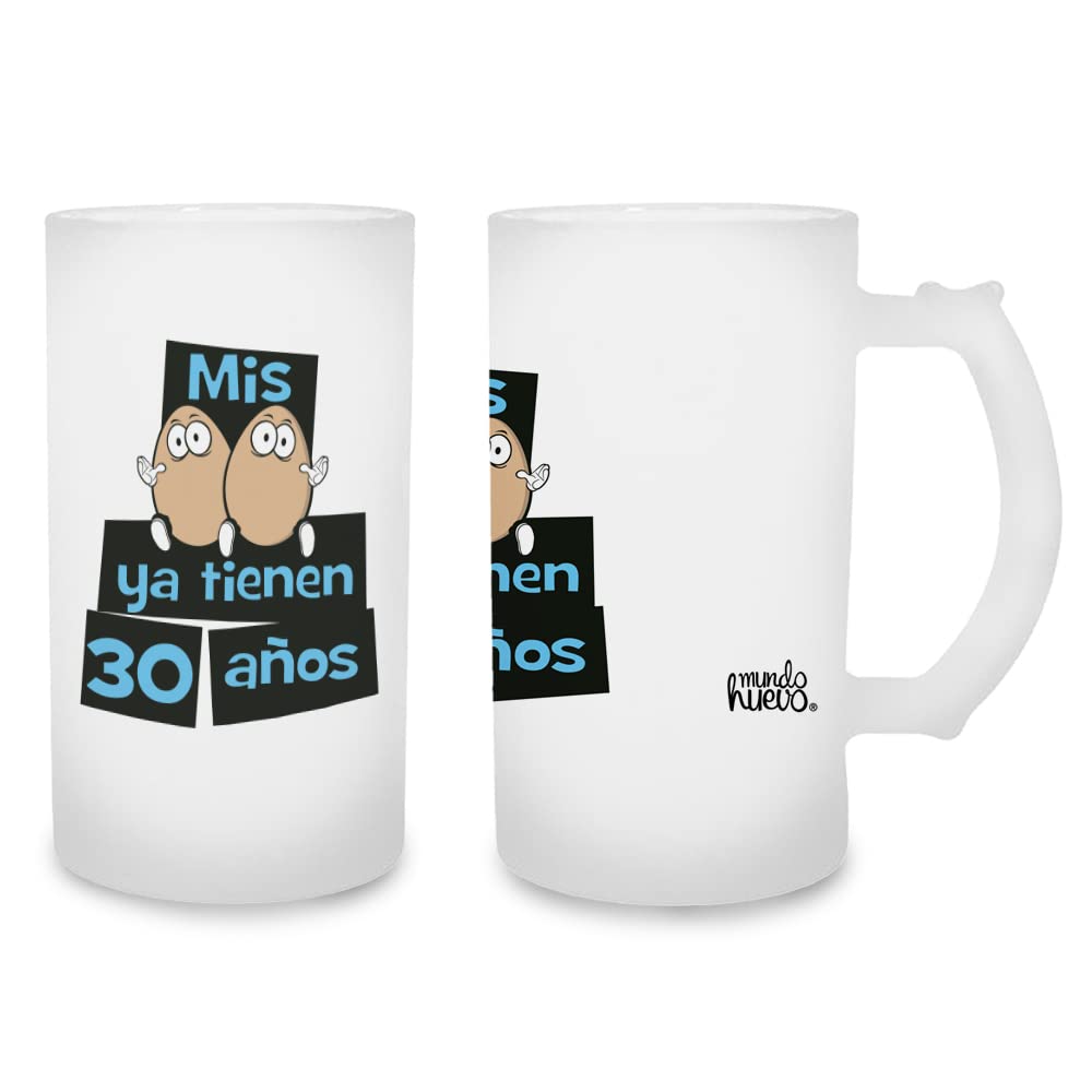 Jarra de cerveza Mis huevos ya tienen 30 años