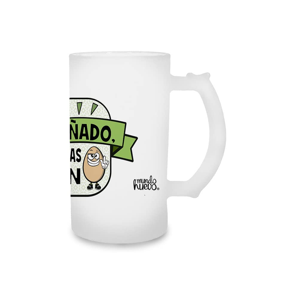Jarra de cerveza Cuñado molas un huevo