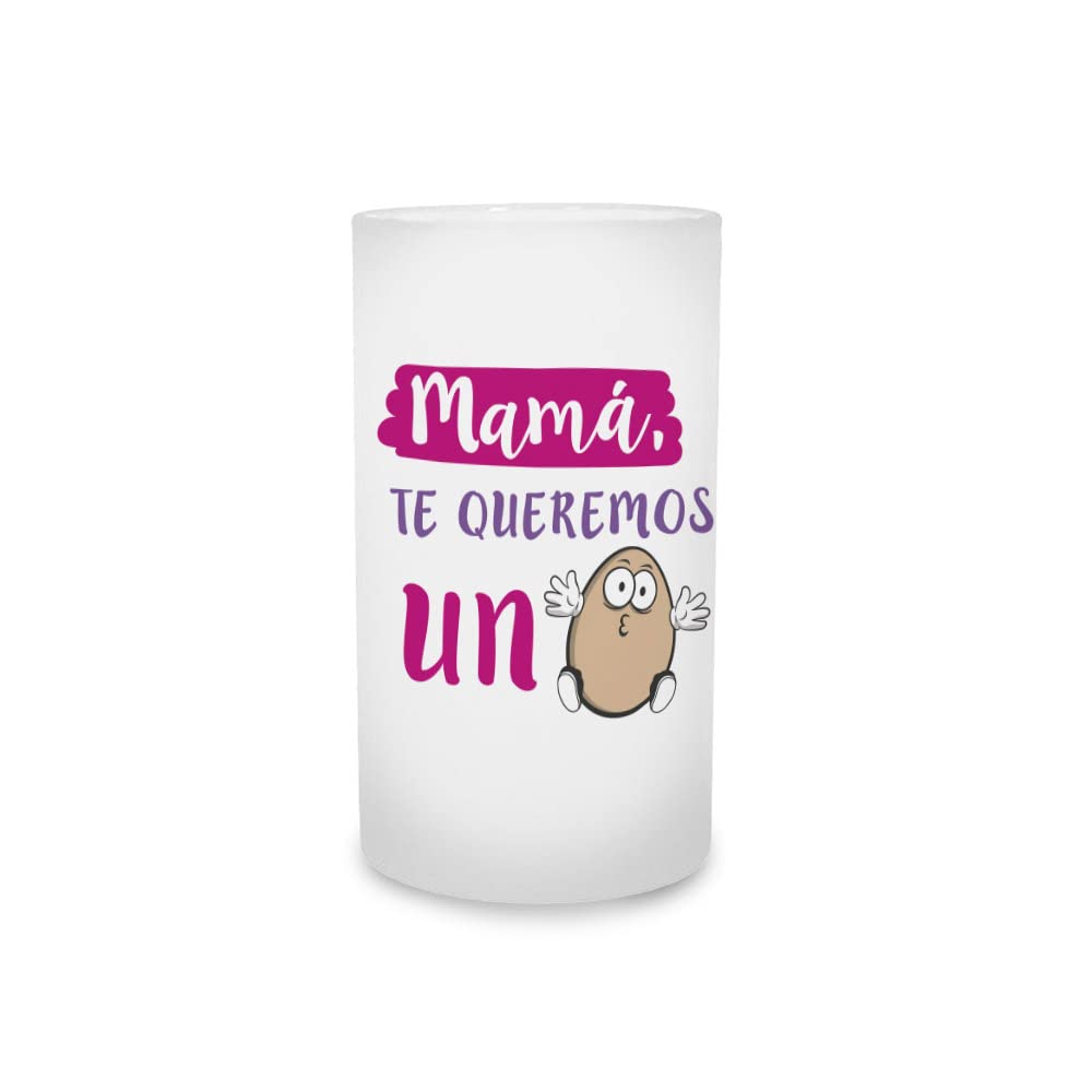 Jarra de cerveza Mamá te queremos un huevo