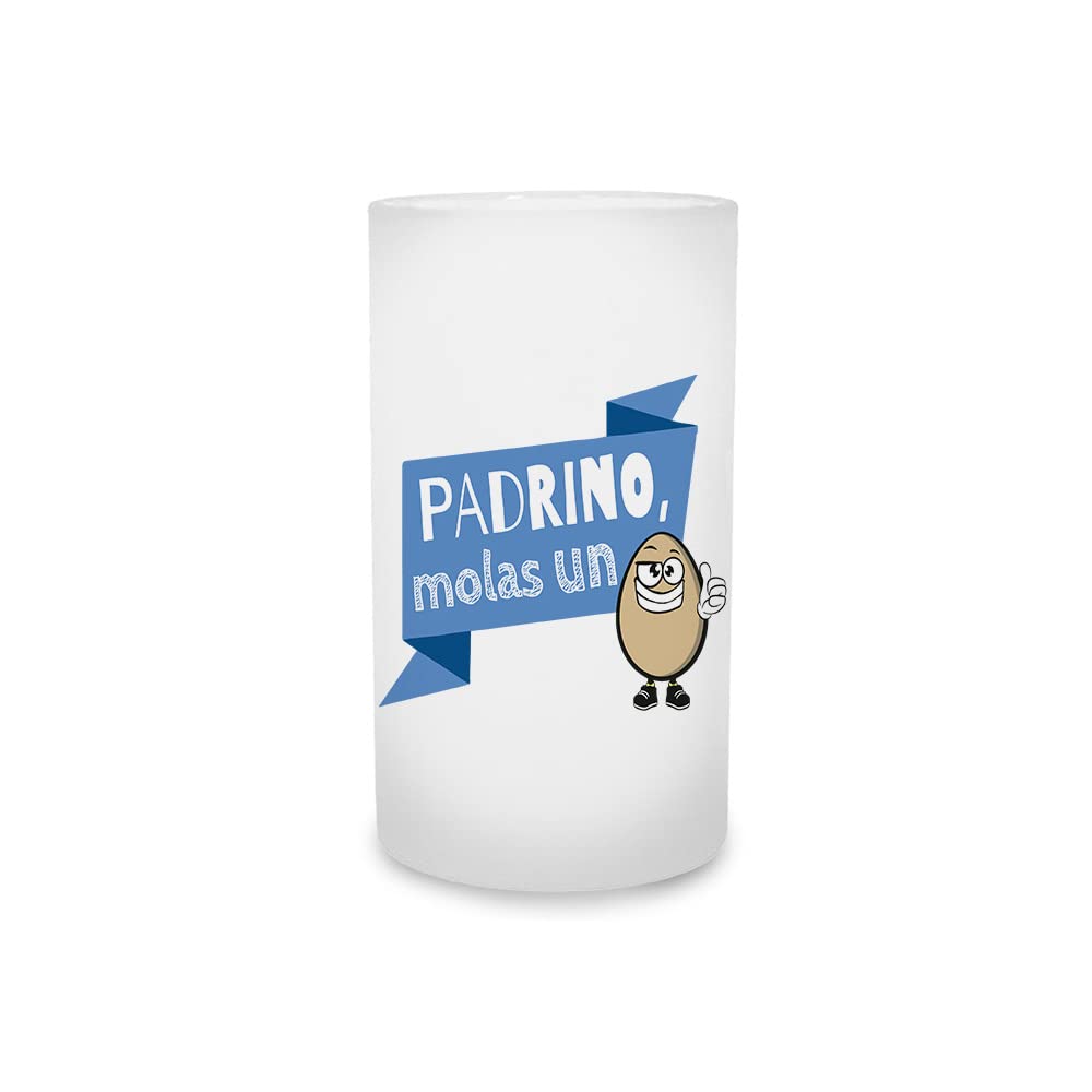 Jarra de cerveza Padrino molas un huevo
