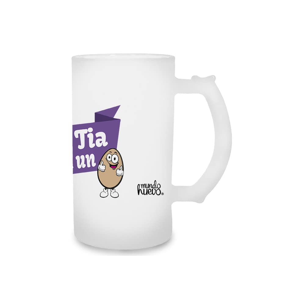 Jarra de cerveza Mi tía mola un huevo