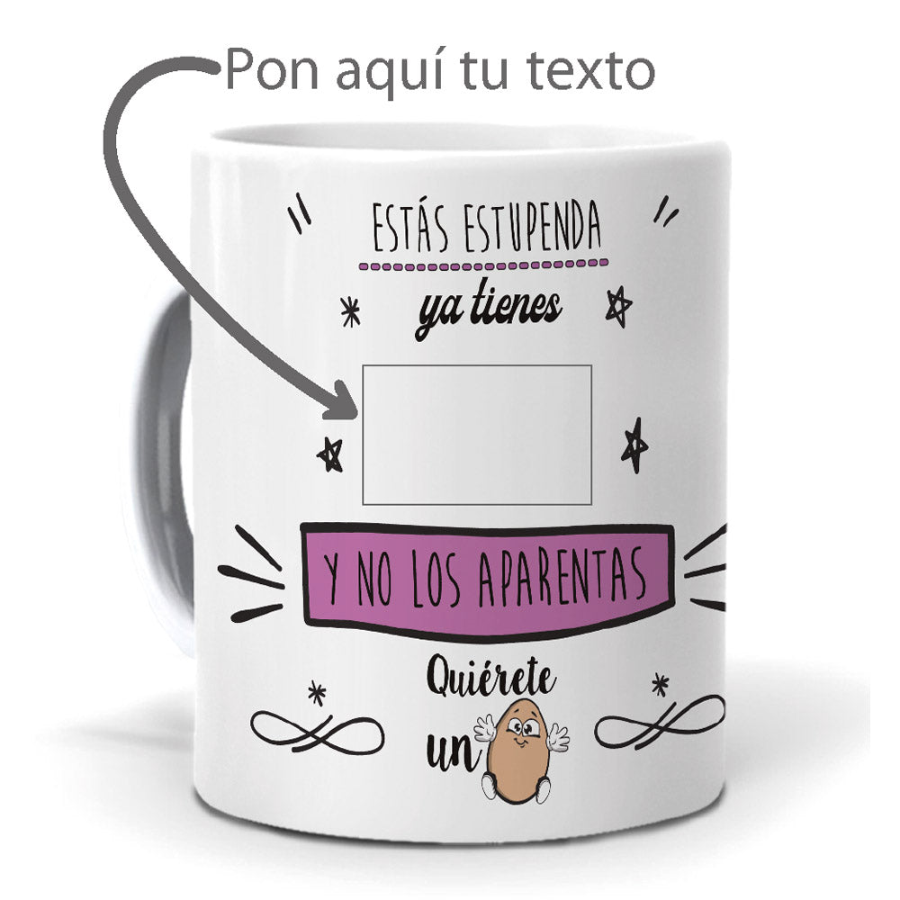 Taza Personalizada Edad mujer
