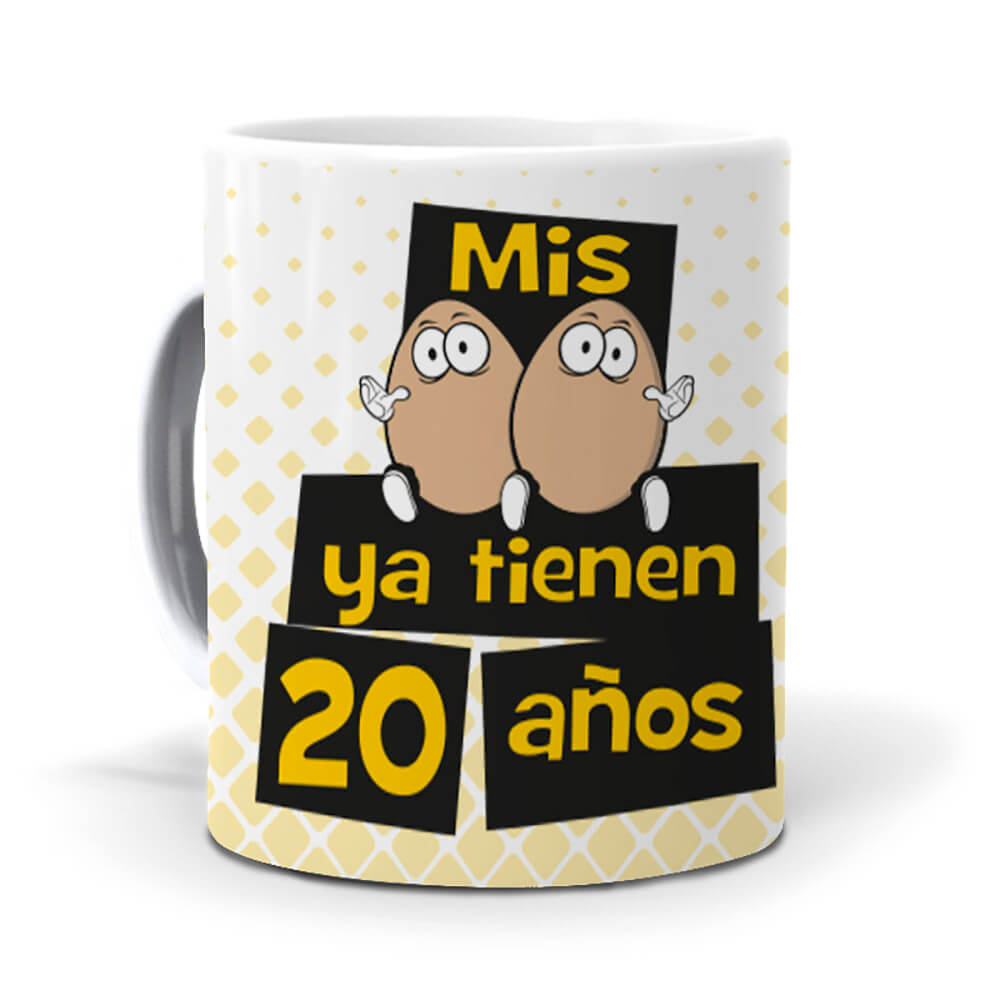 Taza Mis huevos ya tienen 20 años