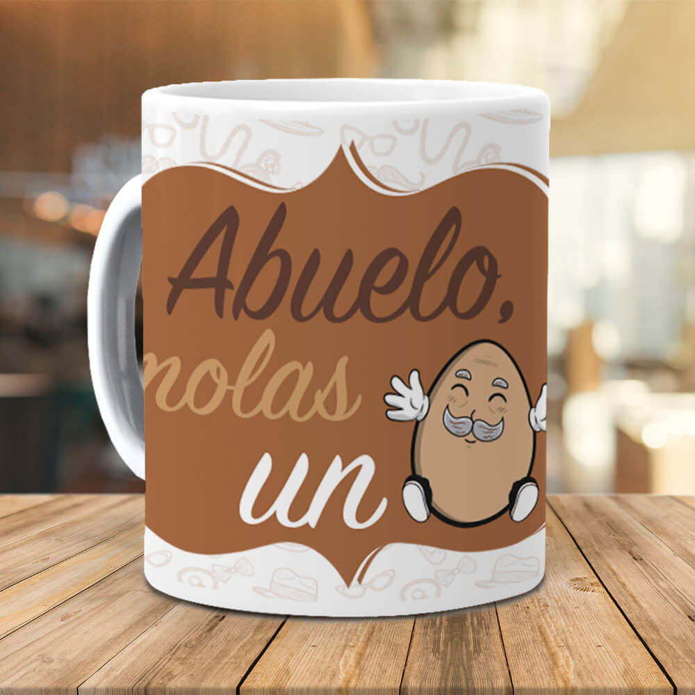 Taza Abuelo molas un huevo
