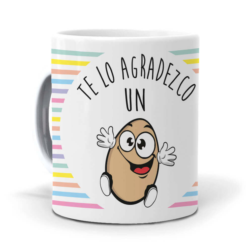 Taza Te lo agradezco un huevo