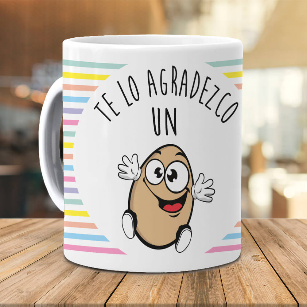 Taza Te lo agradezco un huevo