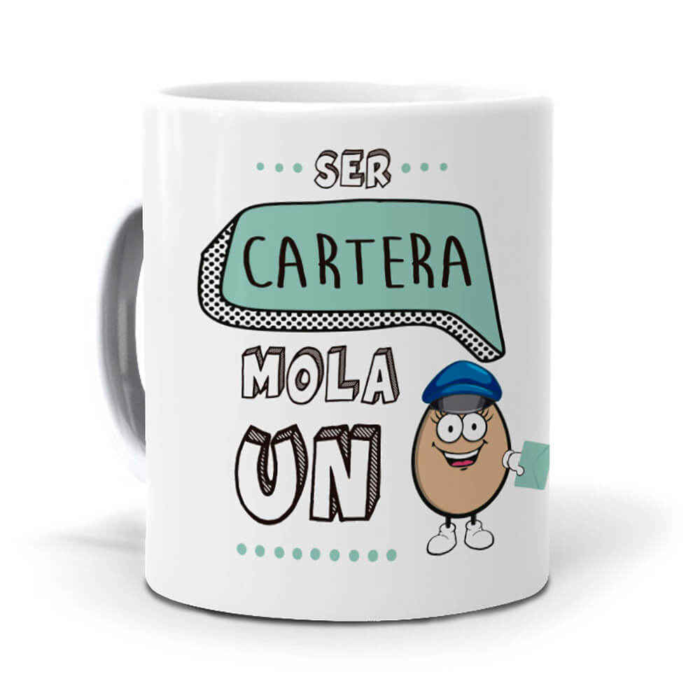 Taza Ser cartera mola un huevo