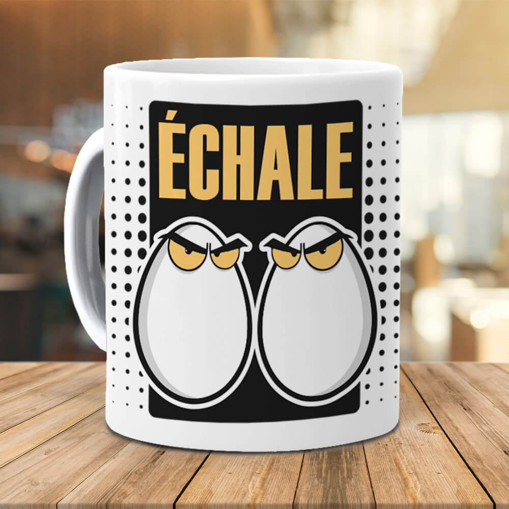 Taza Échale huevos