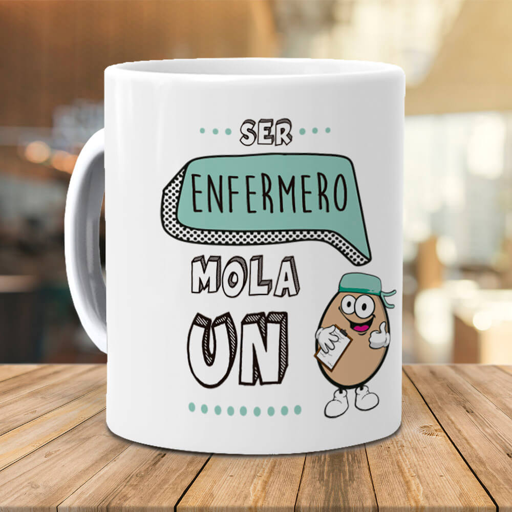 Taza Ser enfermero mola un huevo