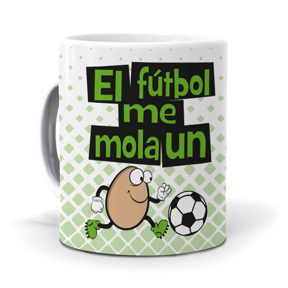 Taza El fútbol me mola un huevo