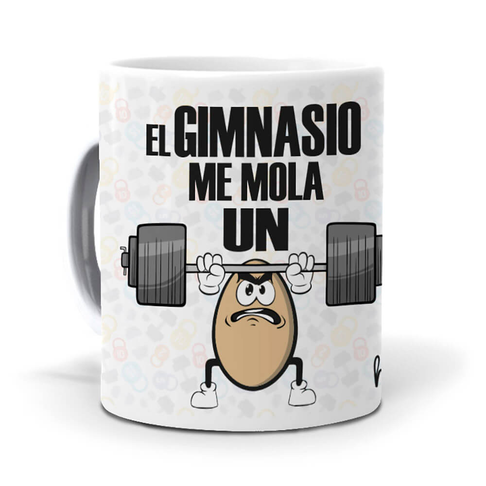Taza El gimnasio me mola un huevo