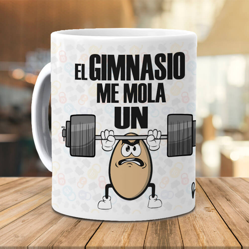 Taza El gimnasio me mola un huevo