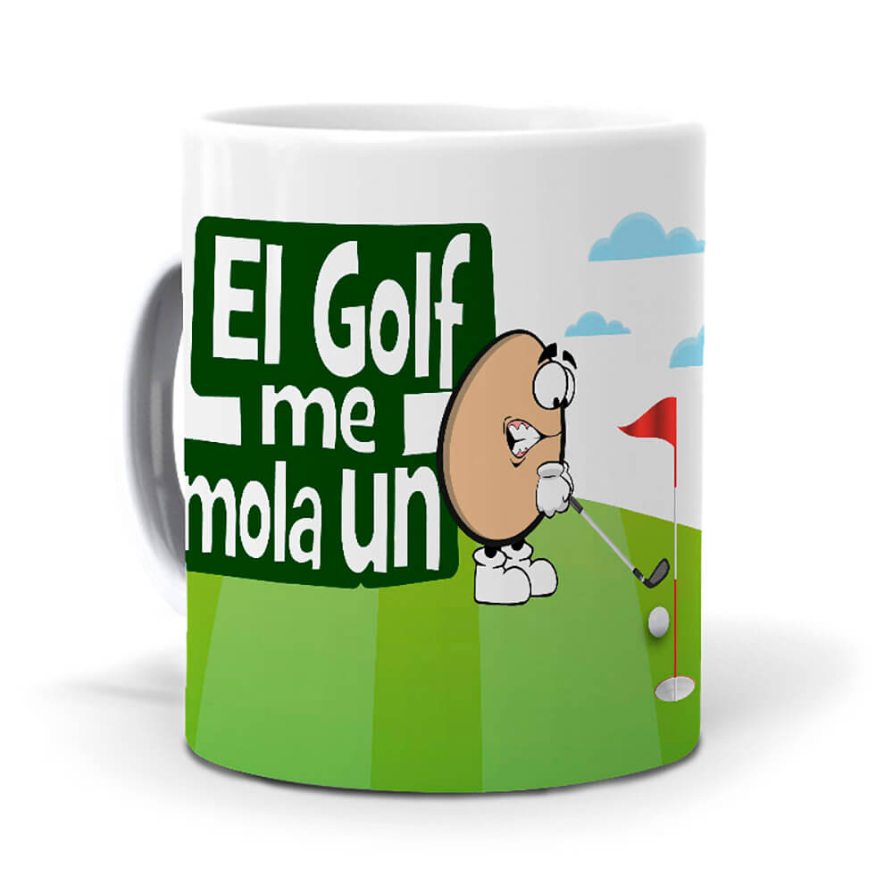 Taza El golf me mola un huevo