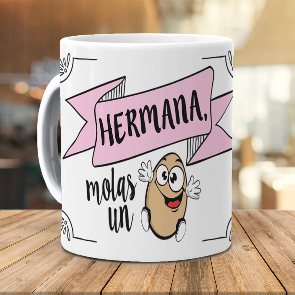 Taza Hermana molas un huevo