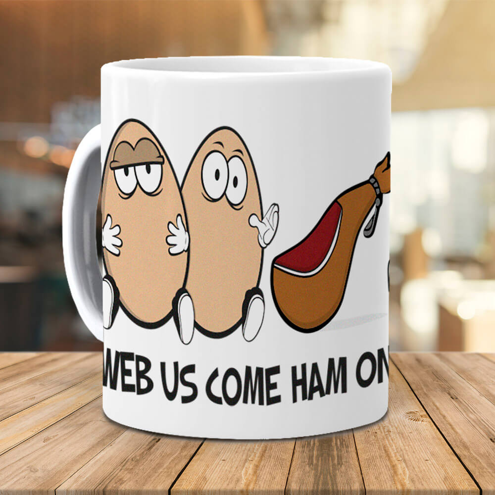 Taza Web us come ham on