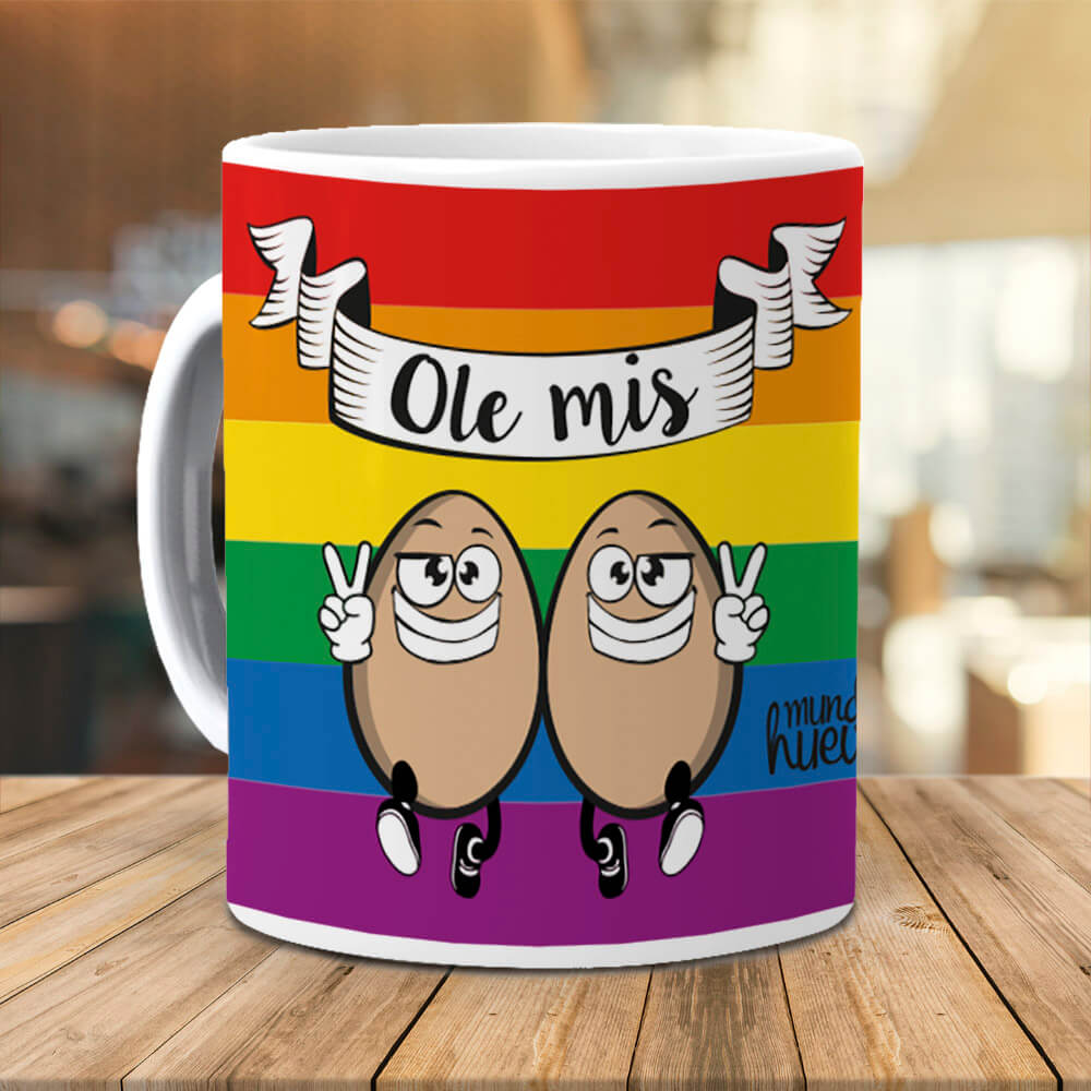 Taza Ole mis huevos