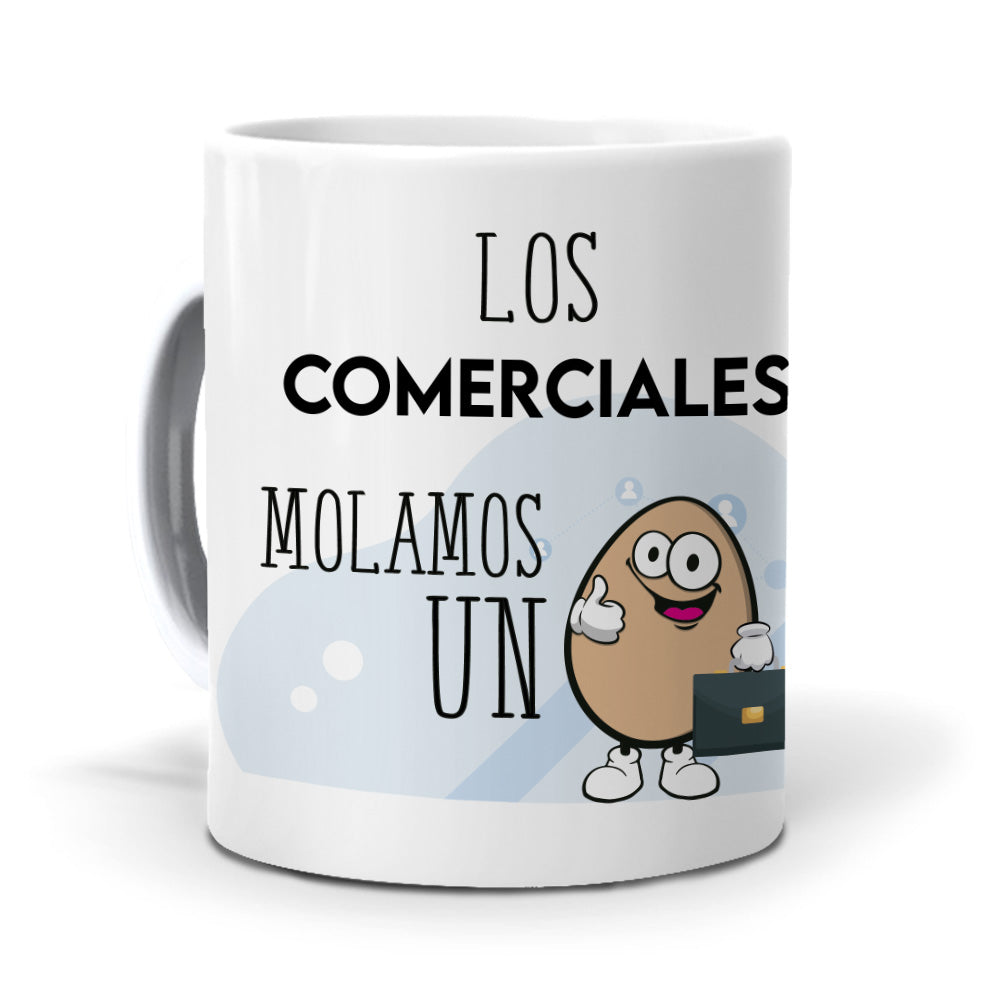 Taza Los comerciales molamos un huevo