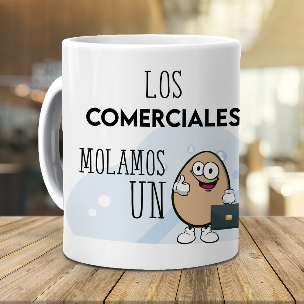 Taza Los comerciales molamos un huevo