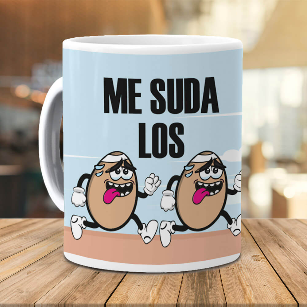 Taza Me suda los huevos