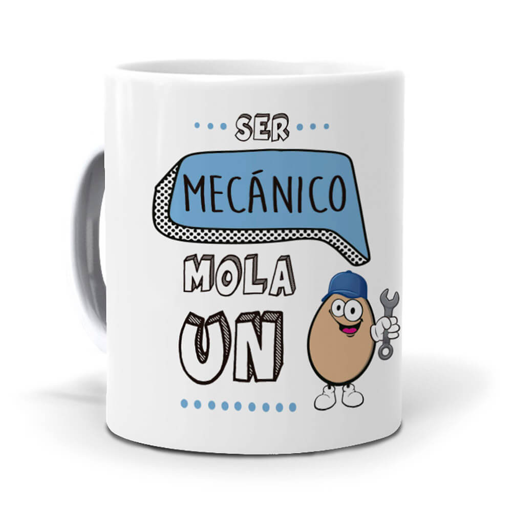 Taza Ser mecánico mola un huevo