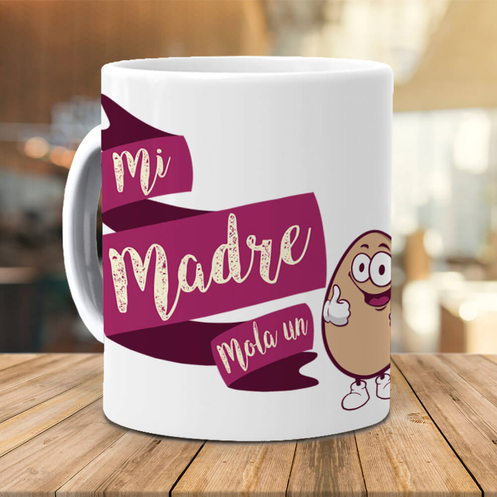 Taza Mi Madre mola un huevo