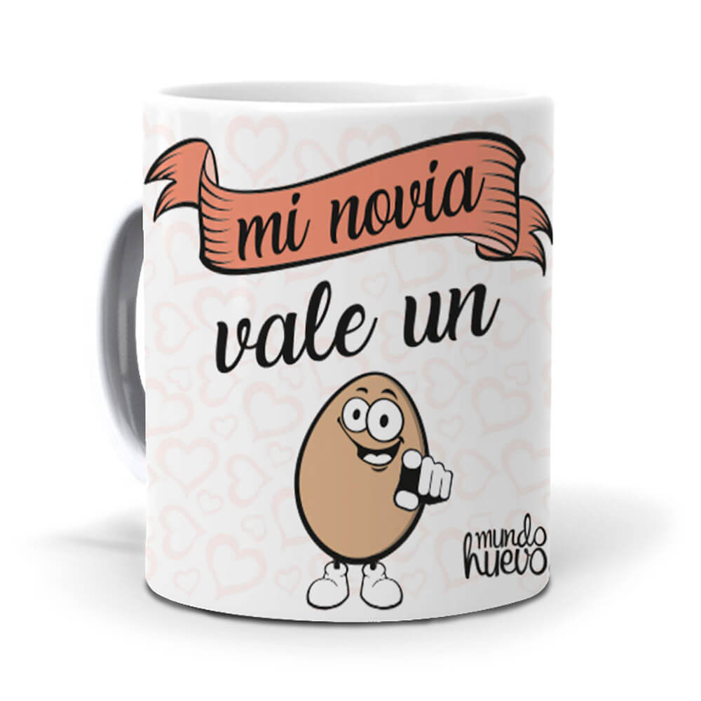 Taza Mi novia vale un huevo
