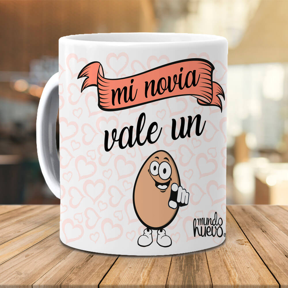 Taza Mi novia vale un huevo