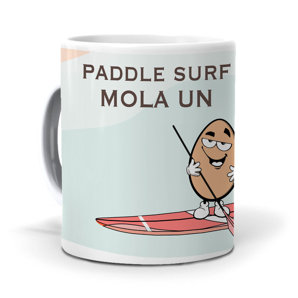 Taza Paddle surf mola un huevo