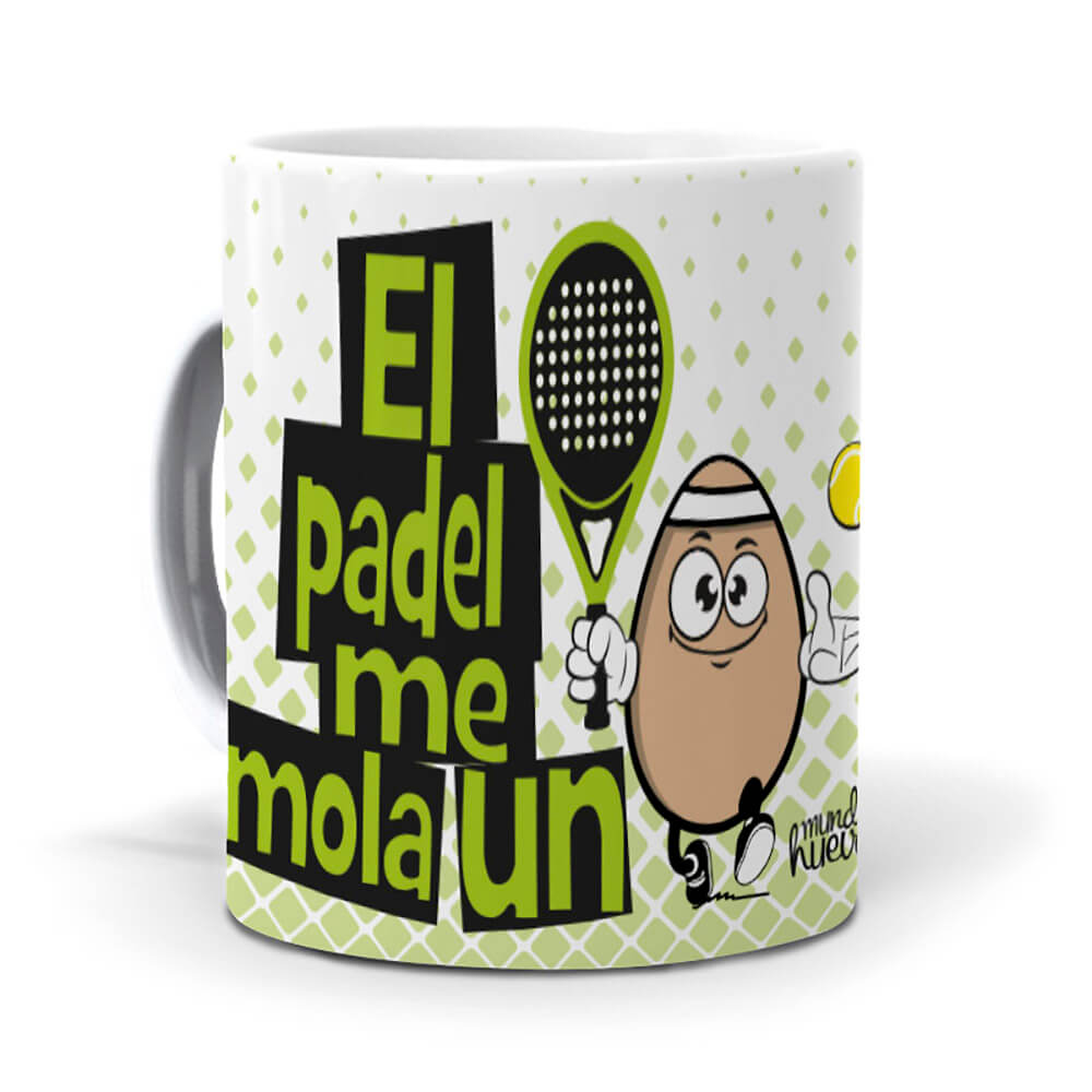 Taza El padel me mola un huevo