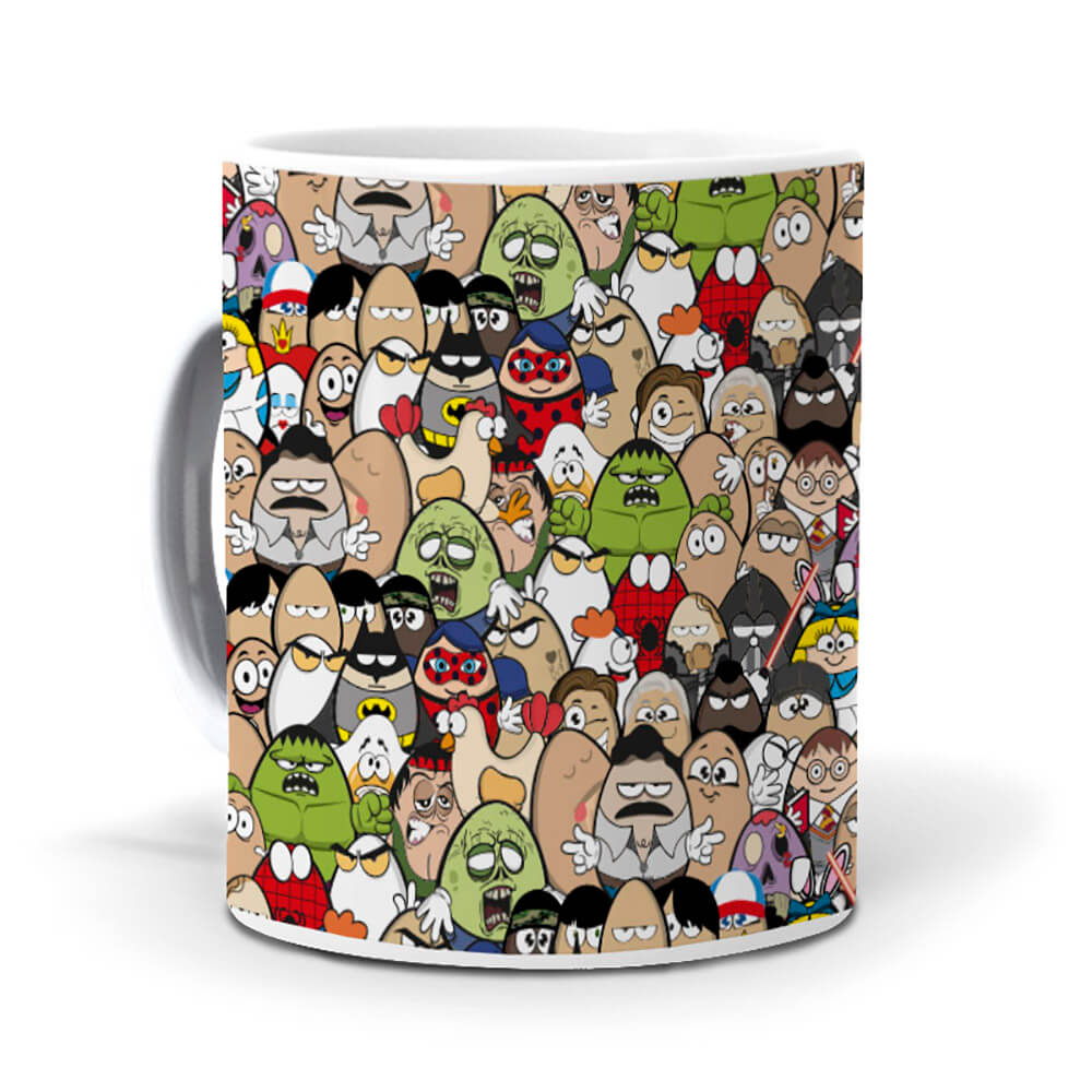 Taza Personajes mundohuevo