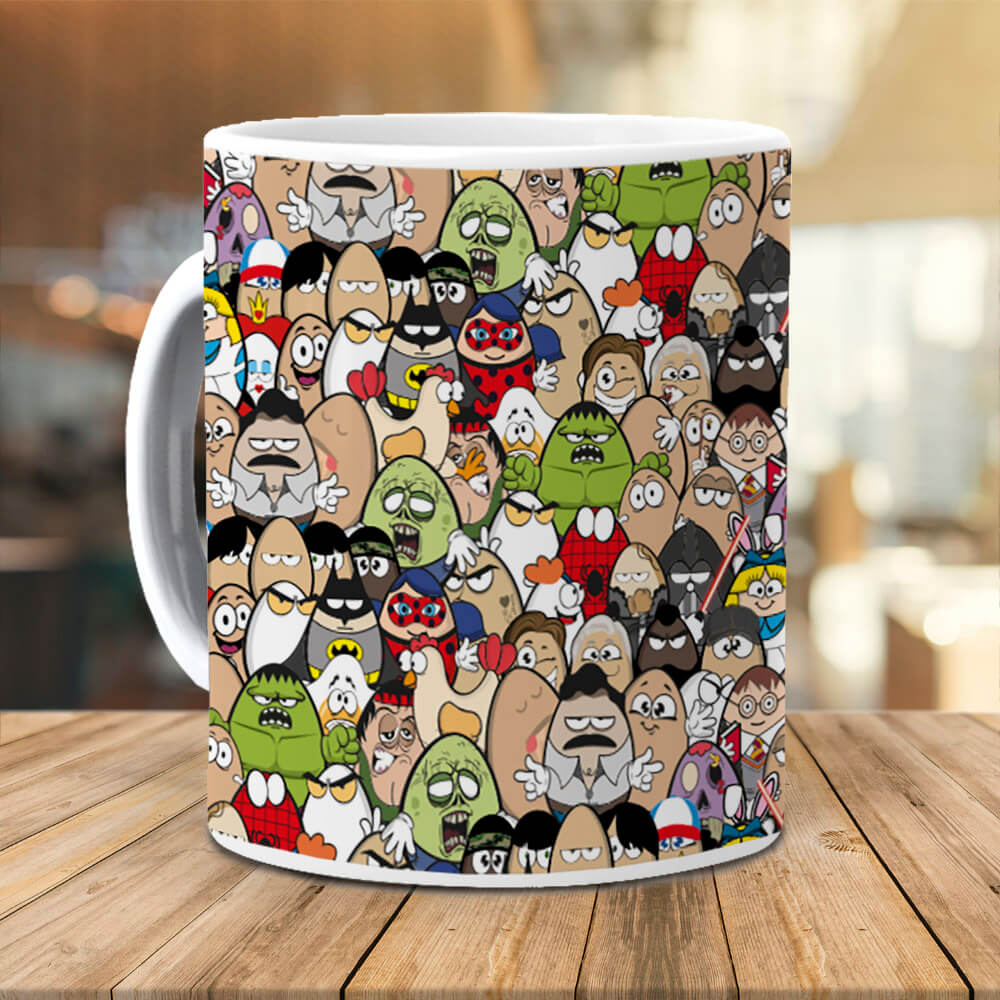 Taza Personajes mundohuevo