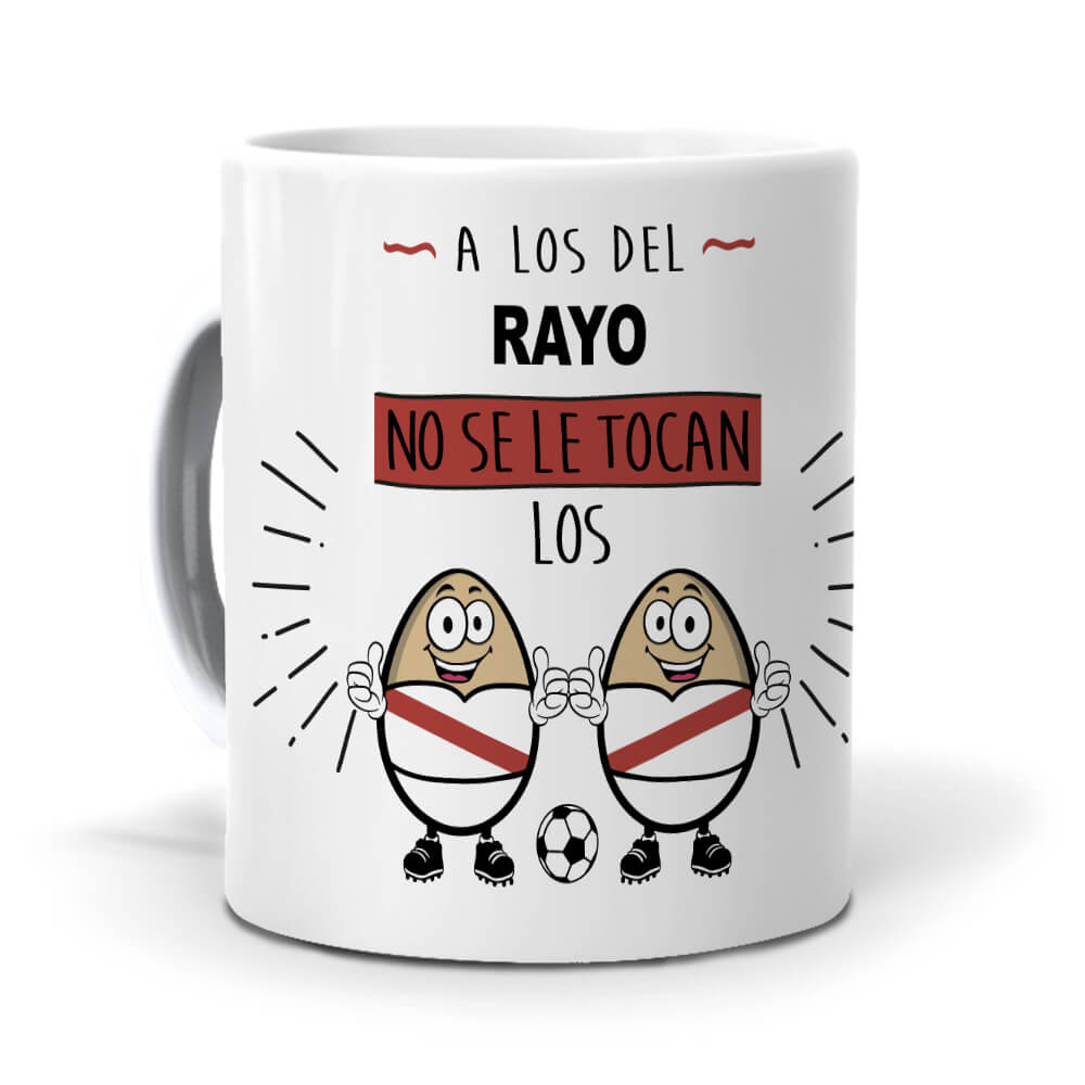 Taza A los del Rayo no se le tocan los huevos